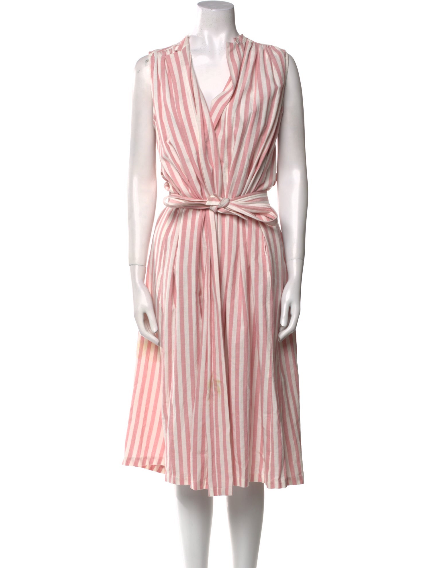 Mii Collection Striped Midi Length Dress