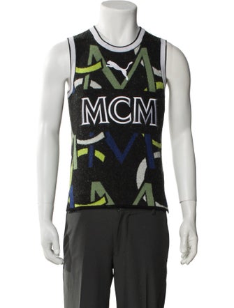 MCM x Puma Printed Crew Neck T-Shirt