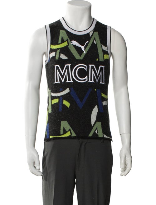 MCM x Puma Printed Crew Neck T-Shirt