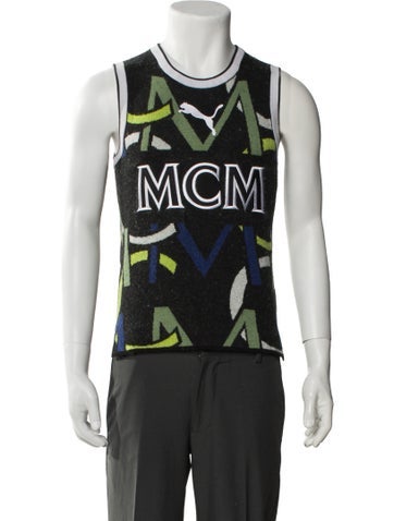 MCM x Puma T-Shirts Printed Crew Neck T-Shirt XS