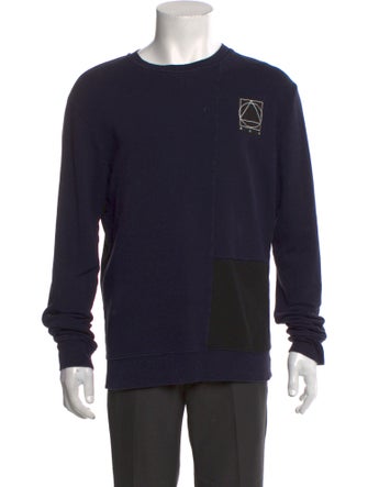 McQ Swallow Graphic Print Crew Neck Sweatshirt
