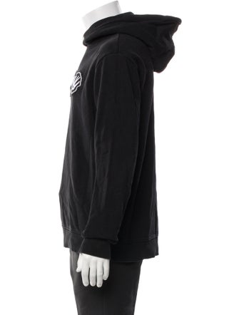 McQ Swallow Graphic Print Crew Neck Hoodie
