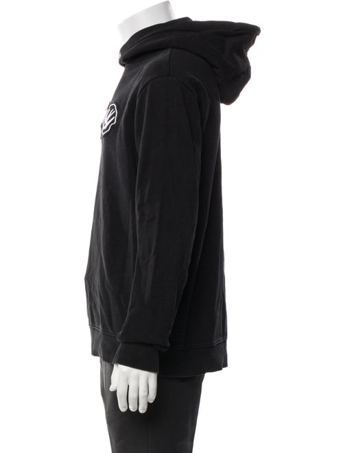 McQ Swallow Graphic Print Crew Neck Hoodie