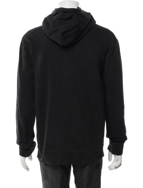 McQ Swallow Graphic Print Crew Neck Hoodie