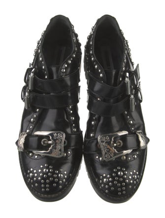 McQ Swallow Ellis Brogues Leather Oxfords