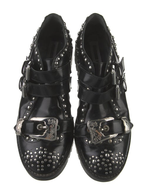McQ Swallow Ellis Brogues Leather Oxfords