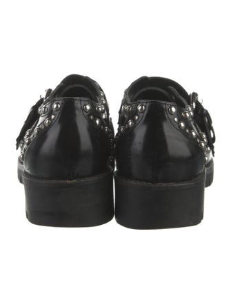 McQ Swallow Ellis Brogues Leather Oxfords