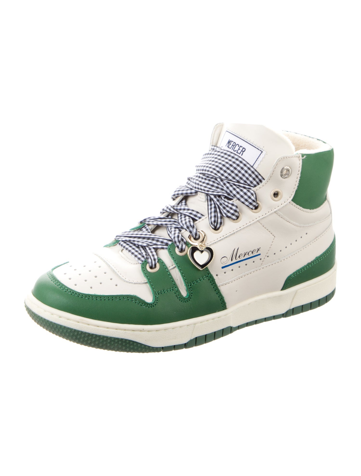 Mercer Collective Leather Colorblock Pattern Sneakers