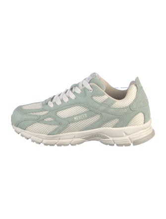 Mercer Collective Suede Colorblock Pattern Sneakers