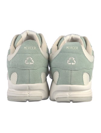 Mercer Collective Suede Colorblock Pattern Sneakers