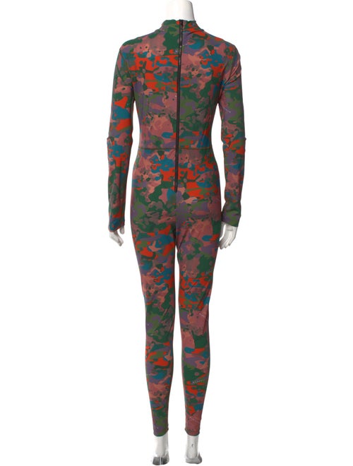 Marcell Von Berlin Printed Mock Neck Jumpsuit
