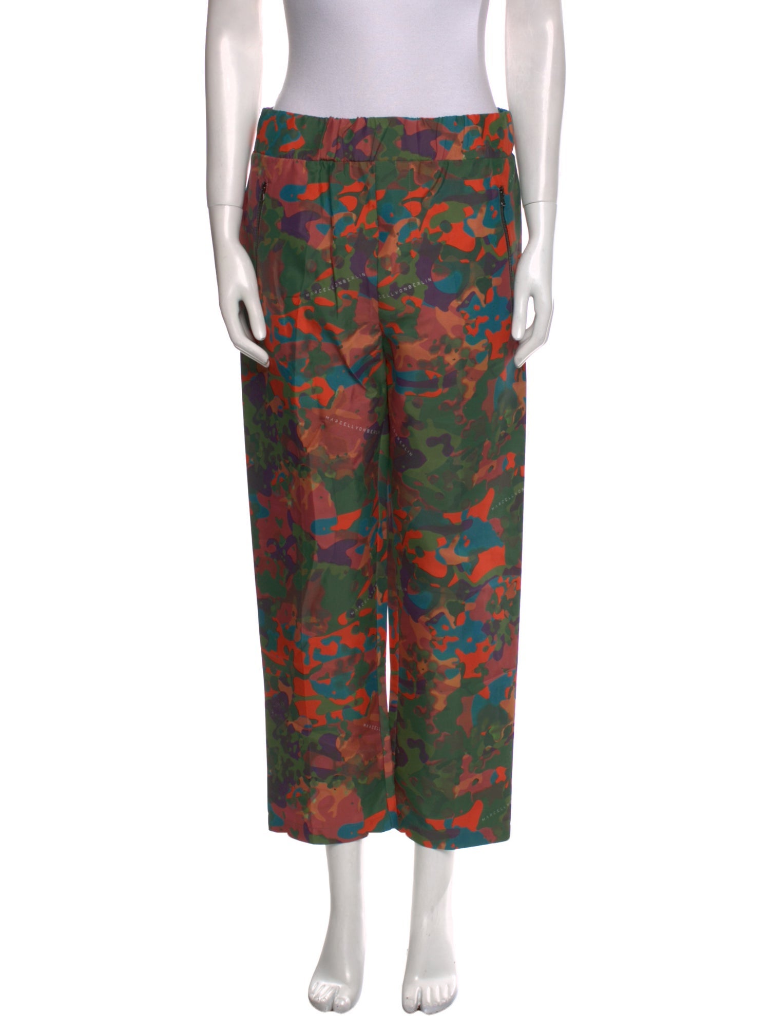 Marcell Von Berlin Printed Straight Leg Pants w/ Tags