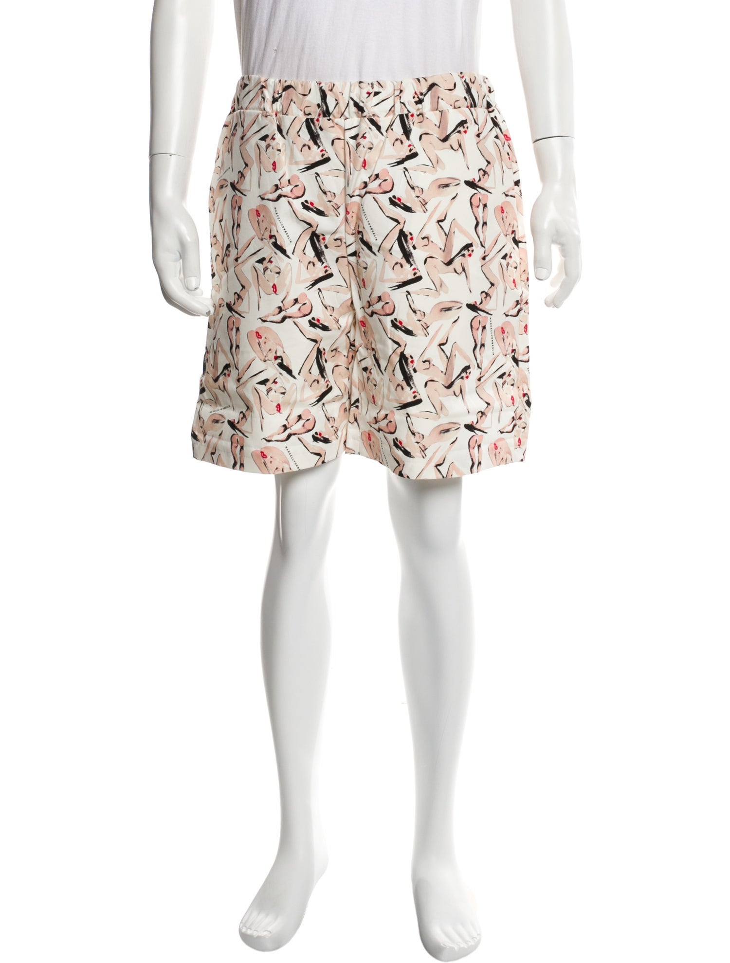 Marcell Von Berlin Printed Jogger Shorts