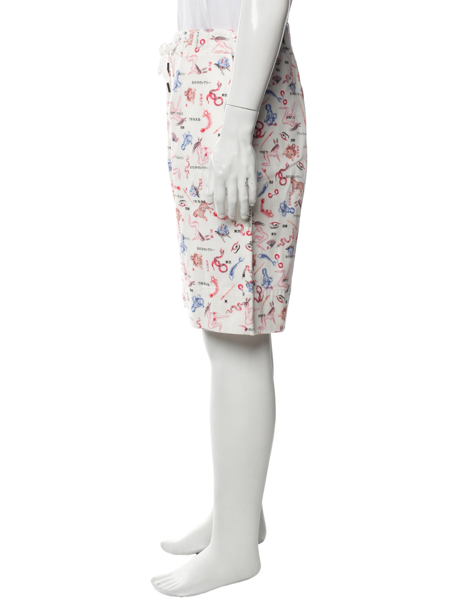 Marcell Von Berlin Printed Jogger Shorts