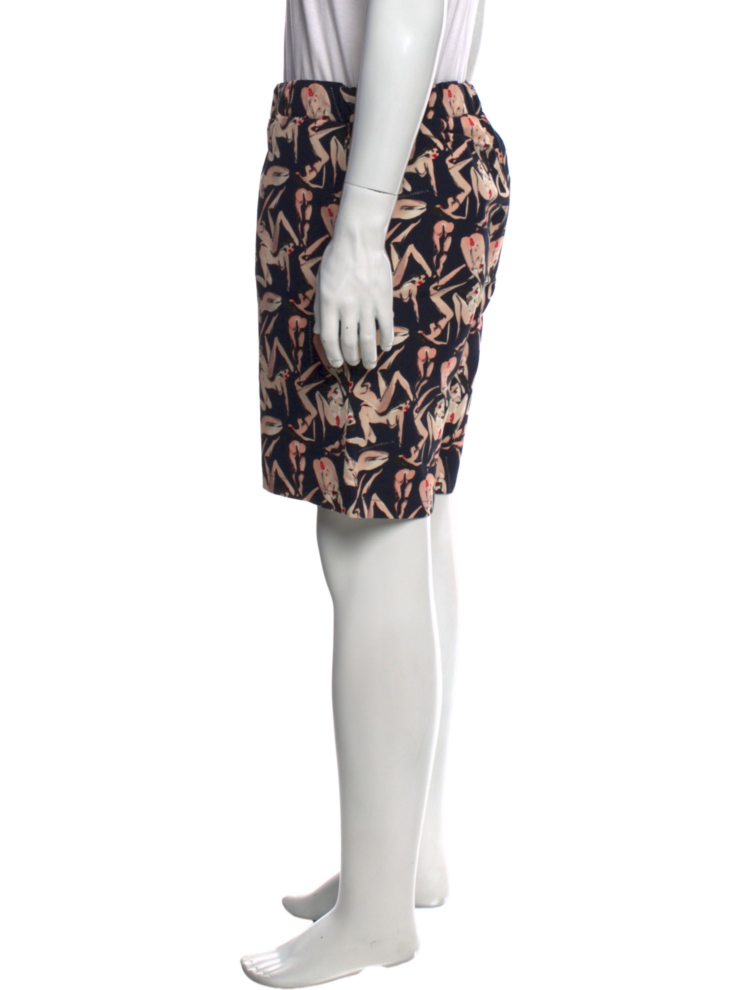 Marcell Von Berlin Printed Flat Front Shorts w/ Tags