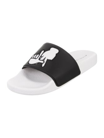 Marcell Von Berlin Leather Printed Slides