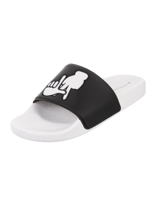 Marcell Von Berlin Leather Printed Slides