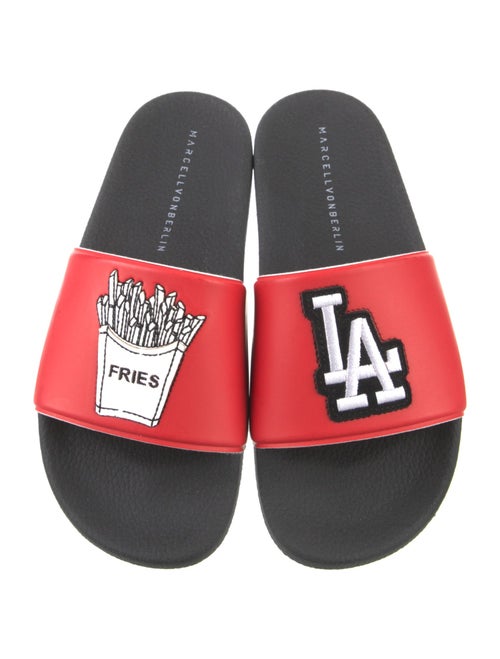 Marcell Von Berlin Leather Printed Slides