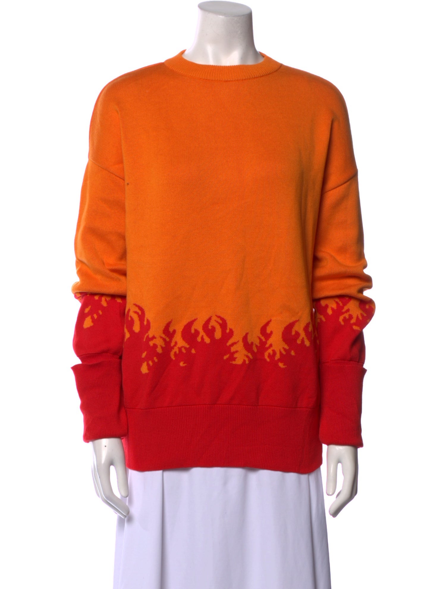 Marcell Von Berlin Colorblock Pattern Crew Neck Sweater w/ Tags