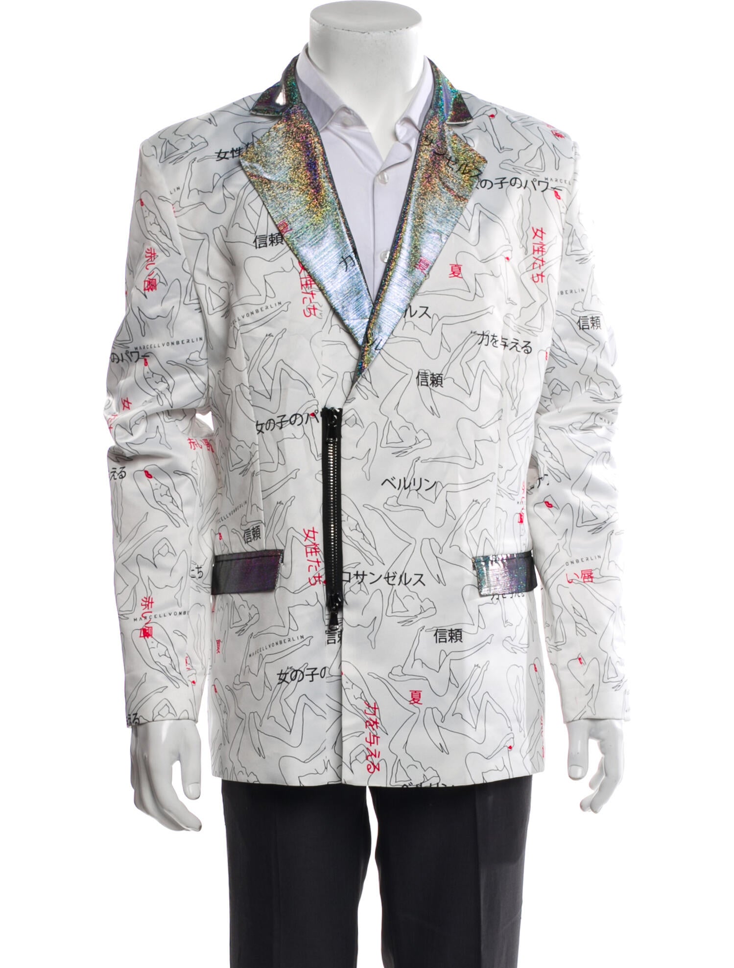 Marcell Von Berlin Printed Blazer w/ Tags