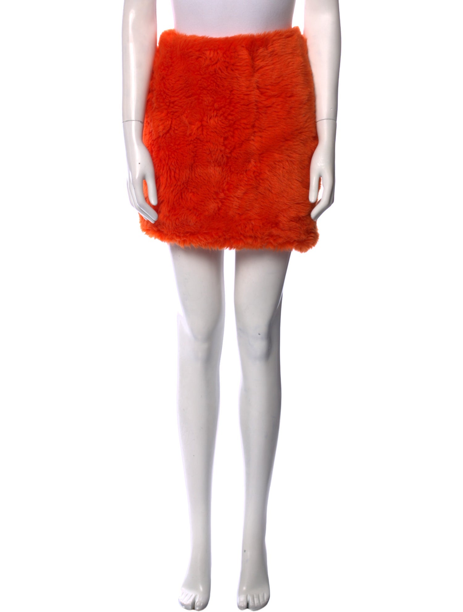 Marcell Von Berlin Faux Fur Trim Mini Skirt w/ Tags