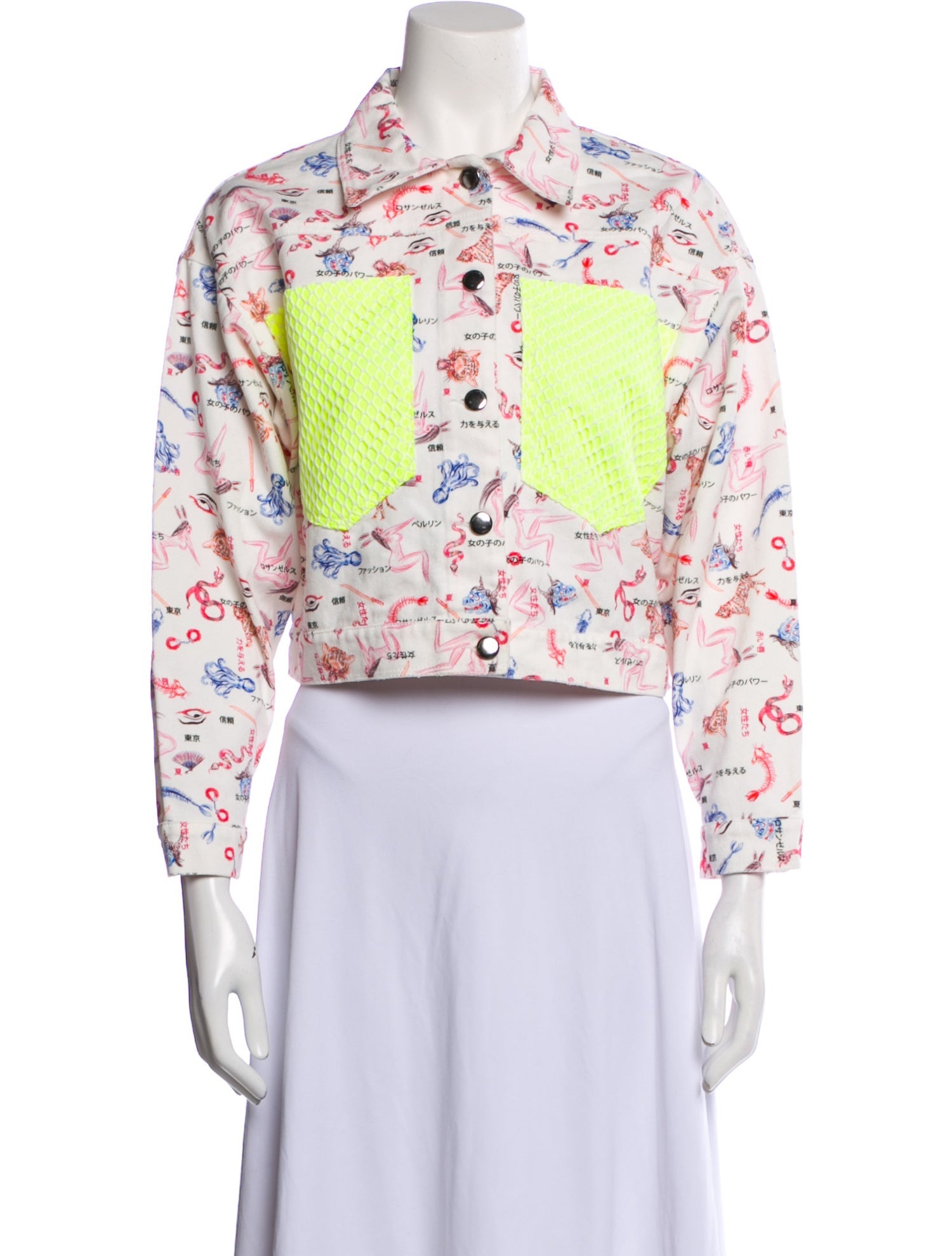 Marcell Von Berlin Printed Denim Jacket w/ Tags