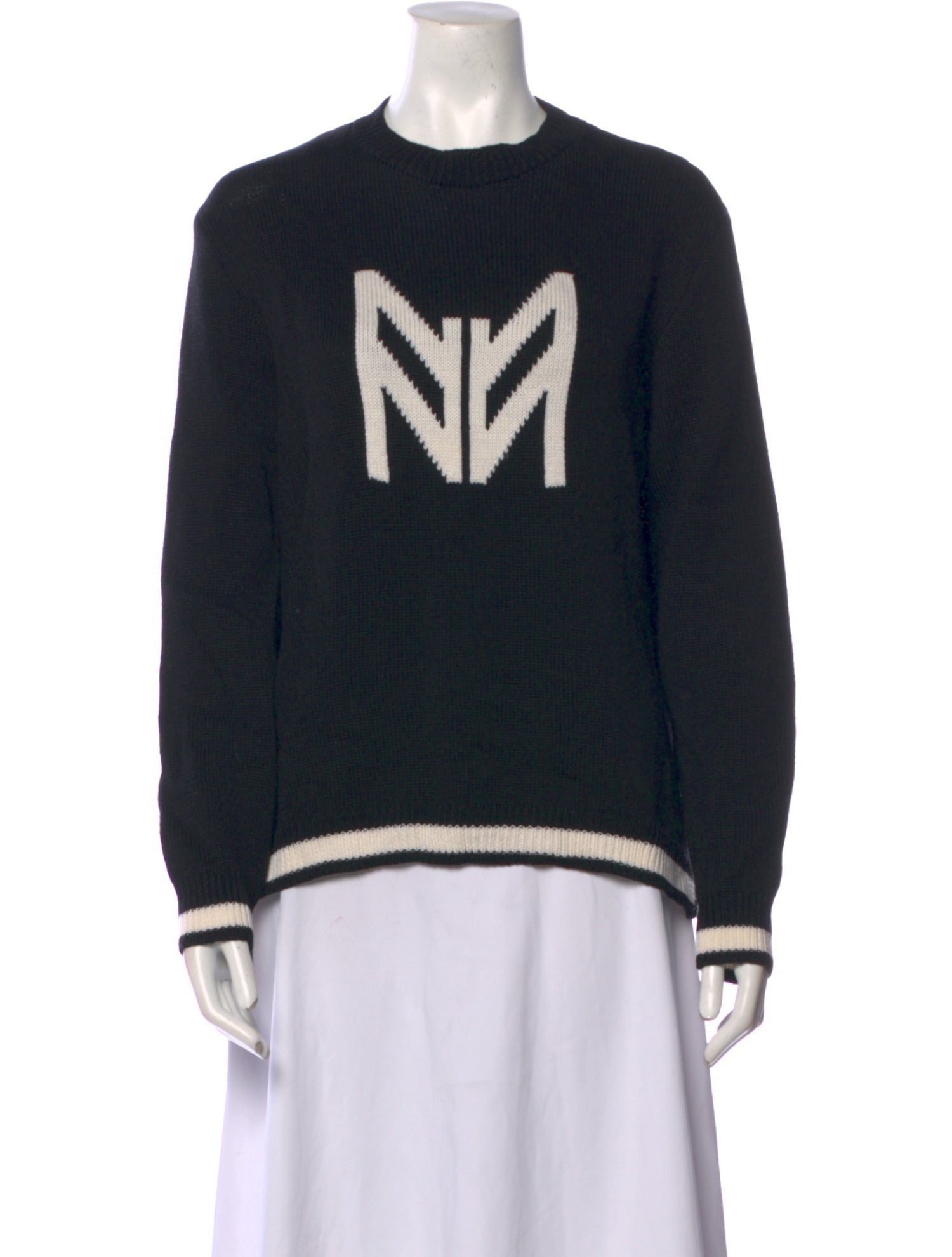 Marcell Von Berlin Graphic Print Crew Neck Sweater