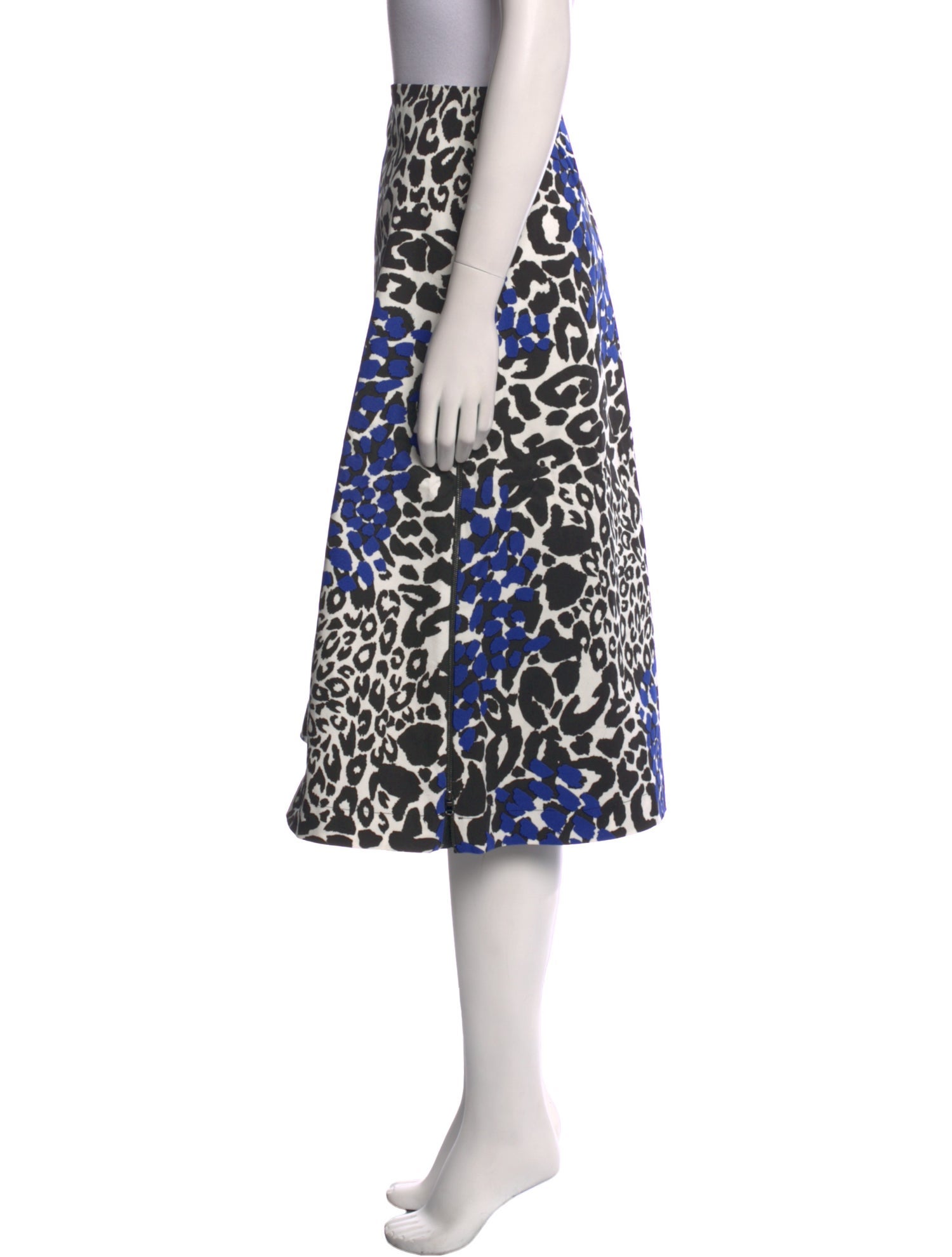 Marcell Von Berlin Animal Print Knee-Length Skirt
