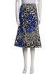 Marcell Von Berlin Animal Print Knee-Length Skirt