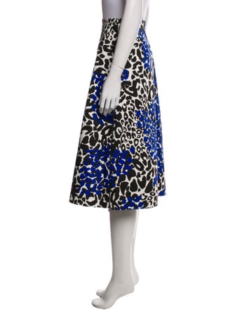 Marcell Von Berlin Animal Print Knee-Length Skirt