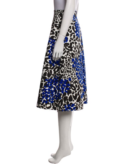 Marcell Von Berlin Animal Print Knee-Length Skirt