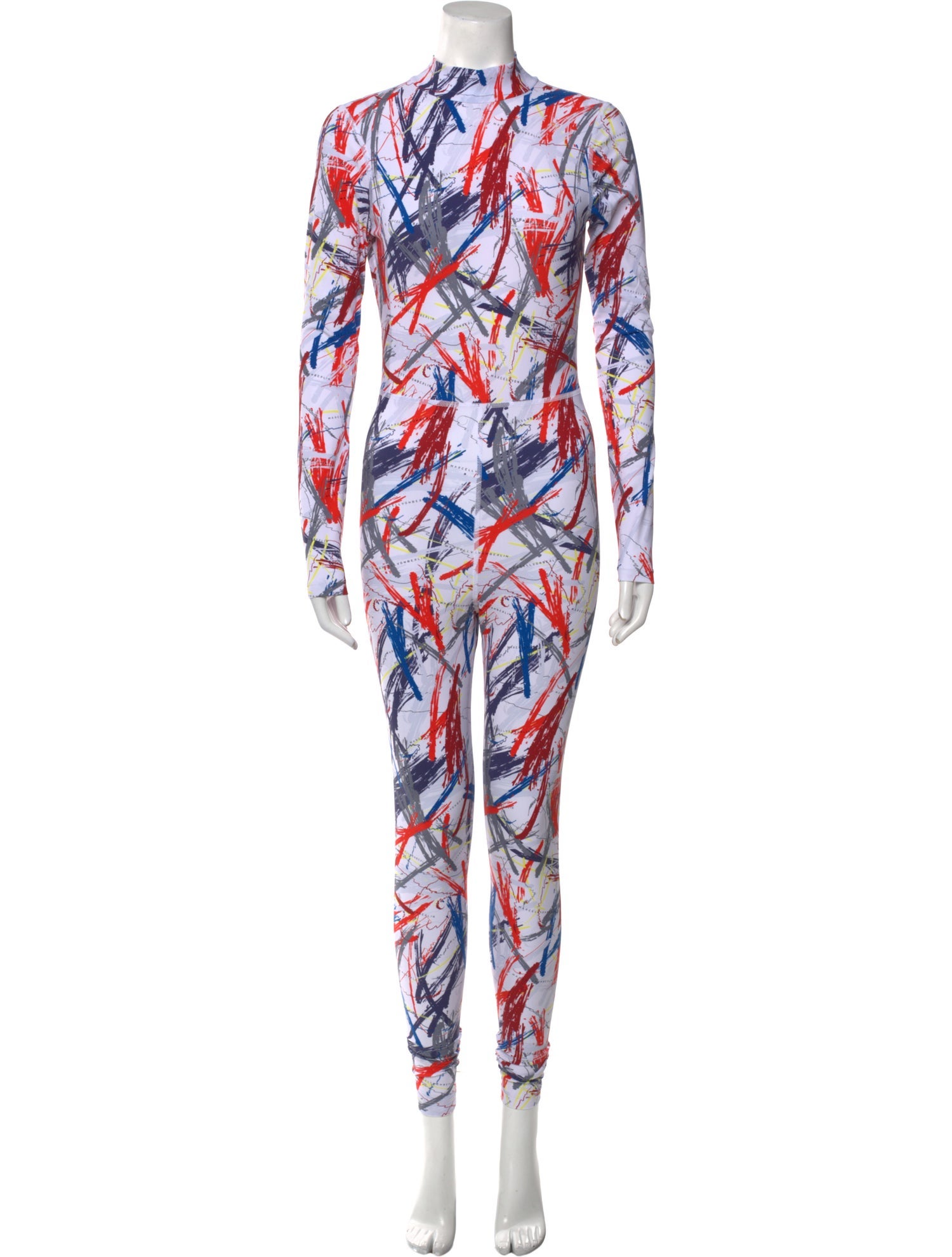 Marcell Von Berlin Printed Crew Neck Jumpsuit w/ Tags