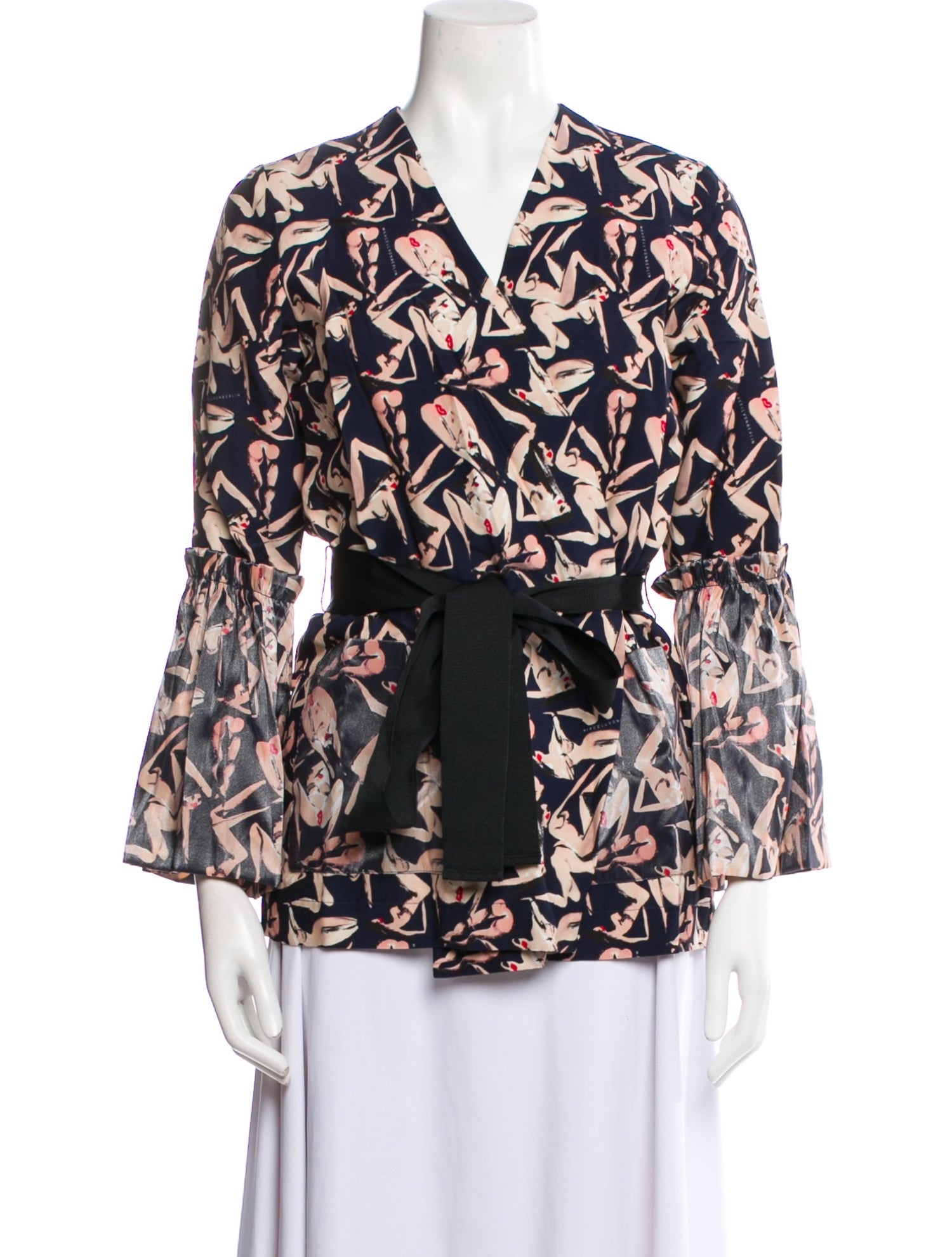 Marcell Von Berlin Printed Poncho w/ Tags