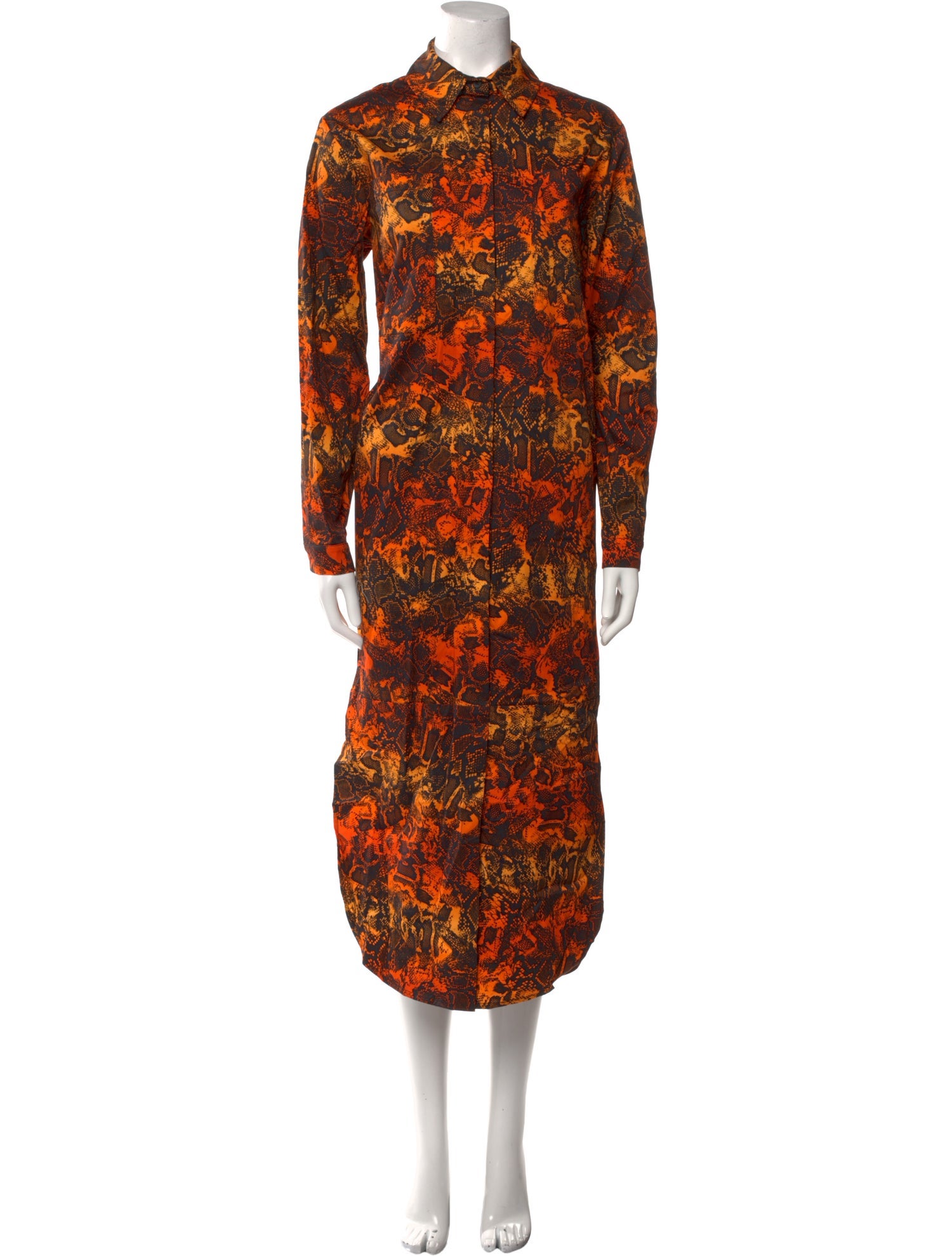 Marcell Von Berlin Animal Print Long Dress w/ Tags