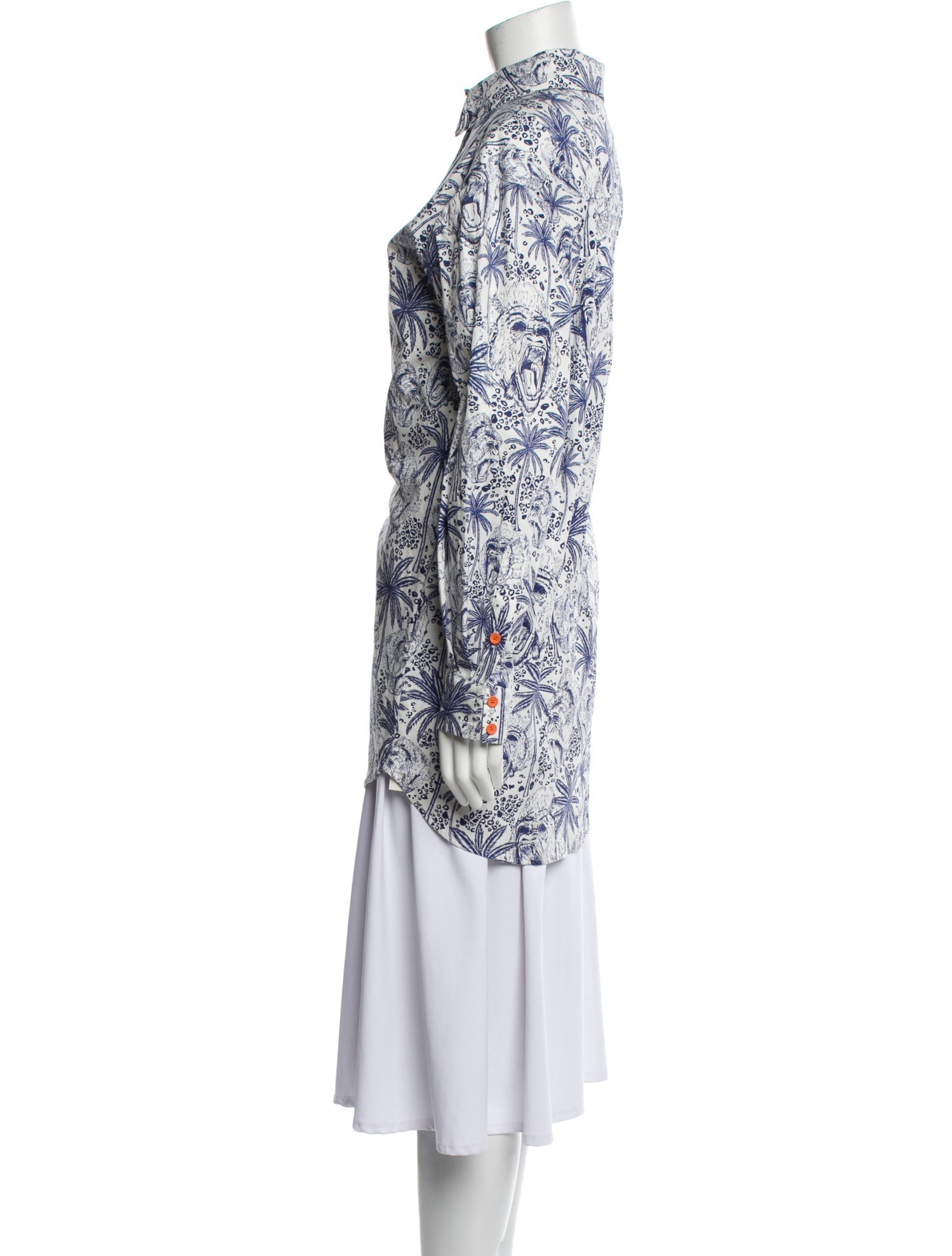 Marcell Von Berlin Paisley Print Long Sleeve Tunic