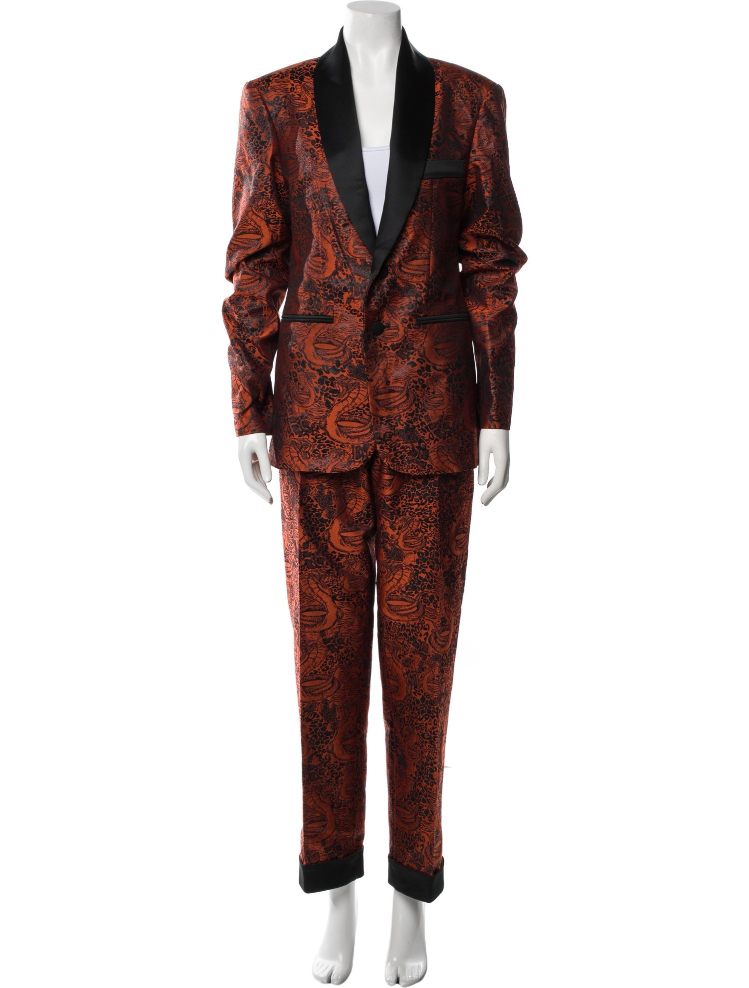 Marcell Von Berlin Printed Pantsuit w/ Tags