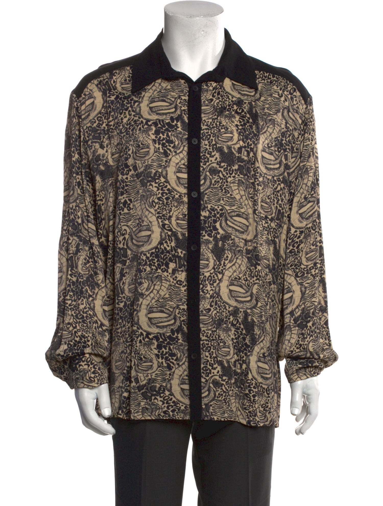 Marcell Von Berlin Paisley Print Long Sleeve Shirt w/ Tags