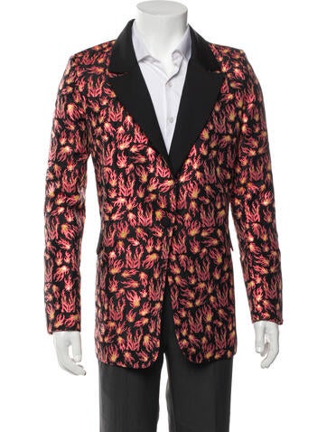 Marcell Von Berlin Suiting Printed Blazer M