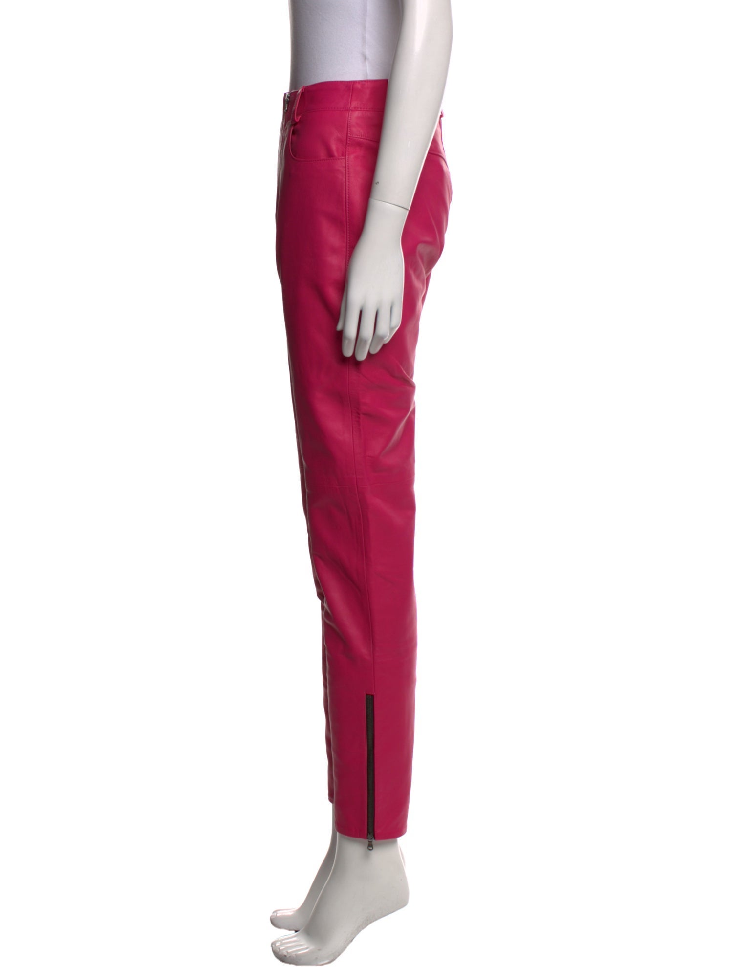 Marcell Von Berlin Lamb Leather Skinny Leg Pants