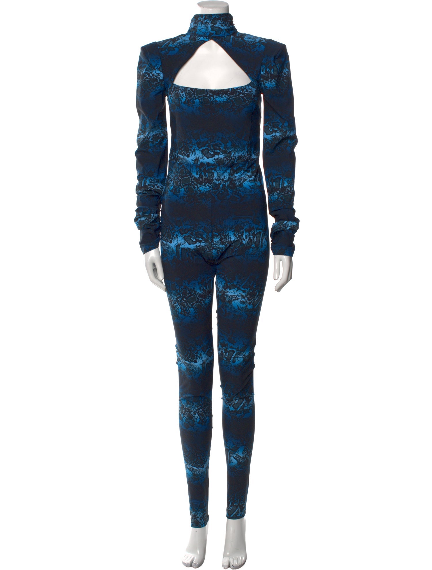 Marcell Von Berlin Tie-Dye Print Turtleneck Jumpsuit w/ Tags