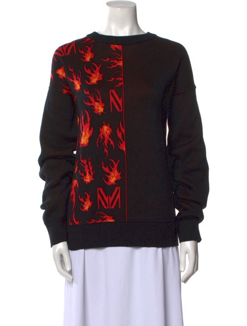Marcell Von Berlin Printed Crew Neck Sweater