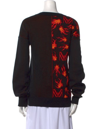 Marcell Von Berlin Printed Crew Neck Sweater