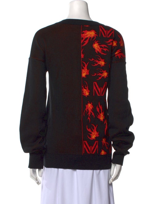 Marcell Von Berlin Printed Crew Neck Sweater