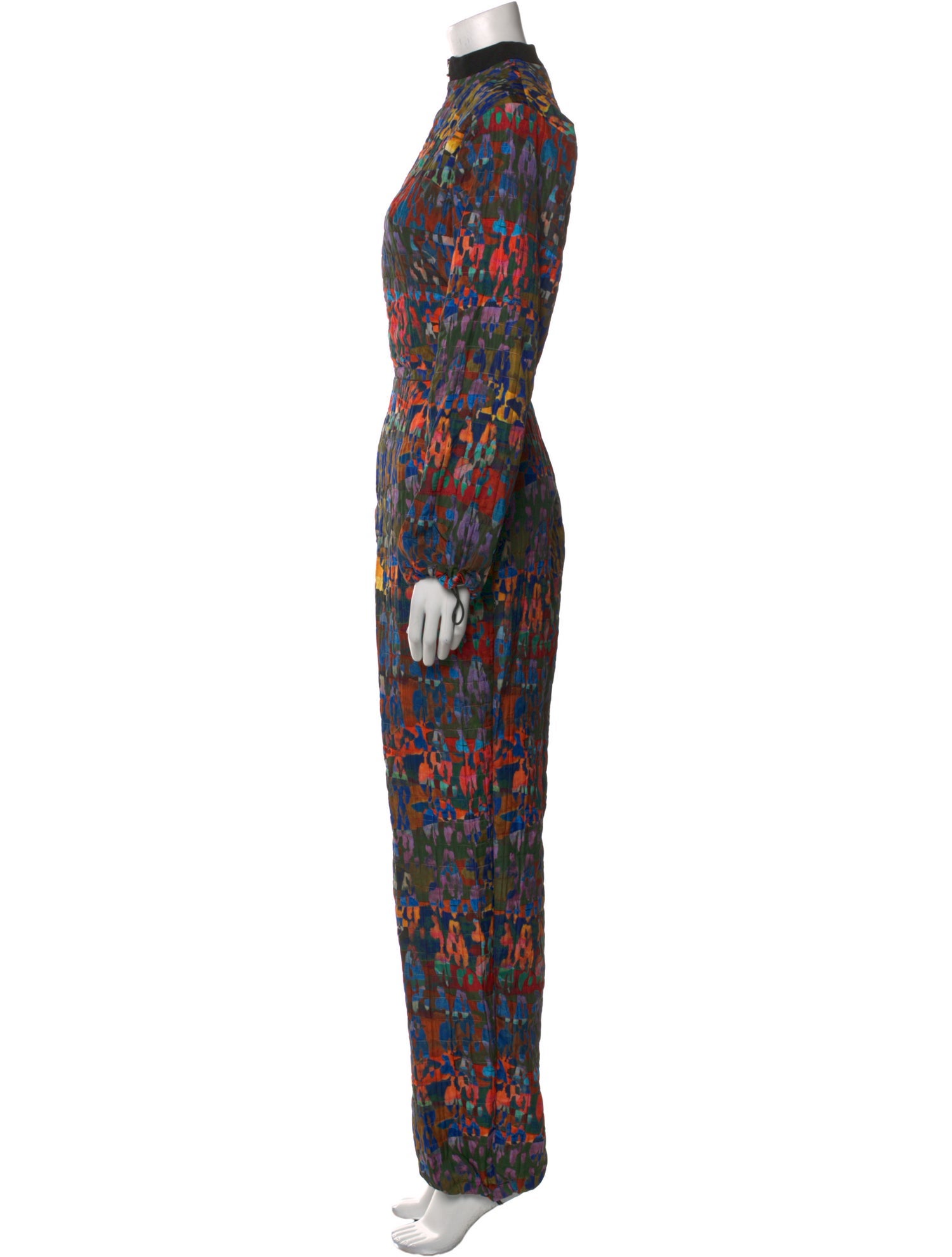 Marcell Von Berlin Printed Mock Neck Jumpsuit w/ Tags