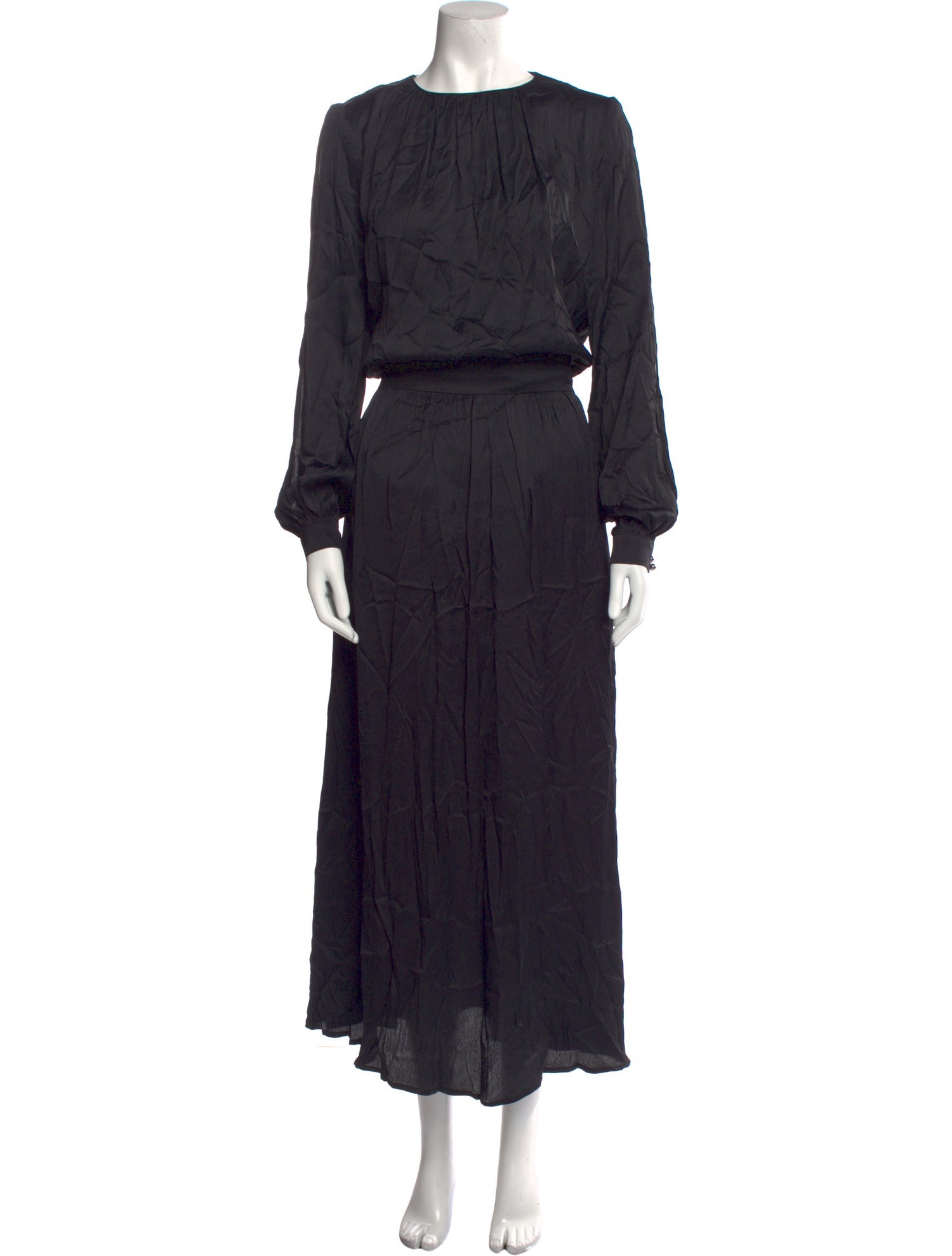 Marcell Von Berlin Crew Neck Long Dress