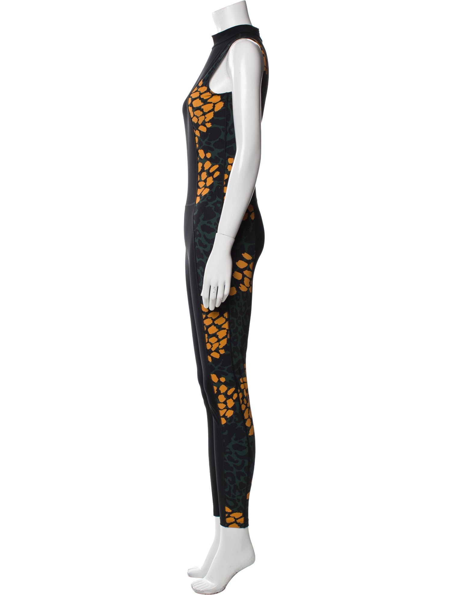 Marcell Von Berlin Printed Mock Neck Jumpsuit w/ Tags