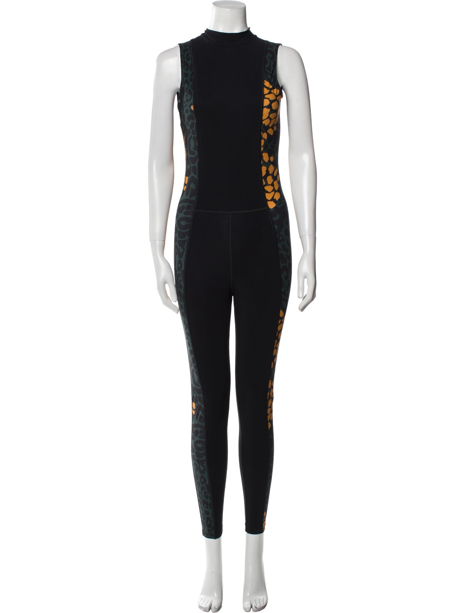 Marcell Von Berlin Printed Mock Neck Jumpsuit w/ Tags