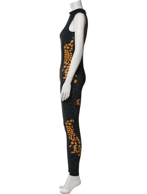 Marcell Von Berlin Printed Mock Neck Jumpsuit