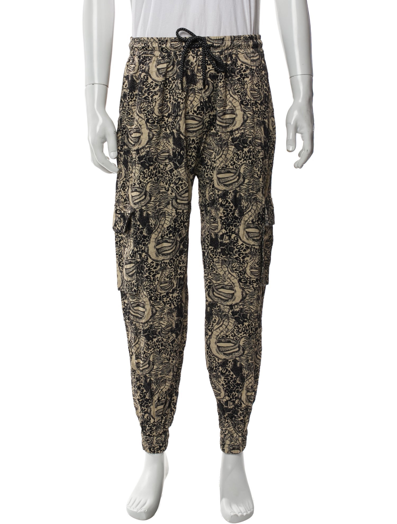 Marcell Von Berlin Animal Print Joggers w/ Tags