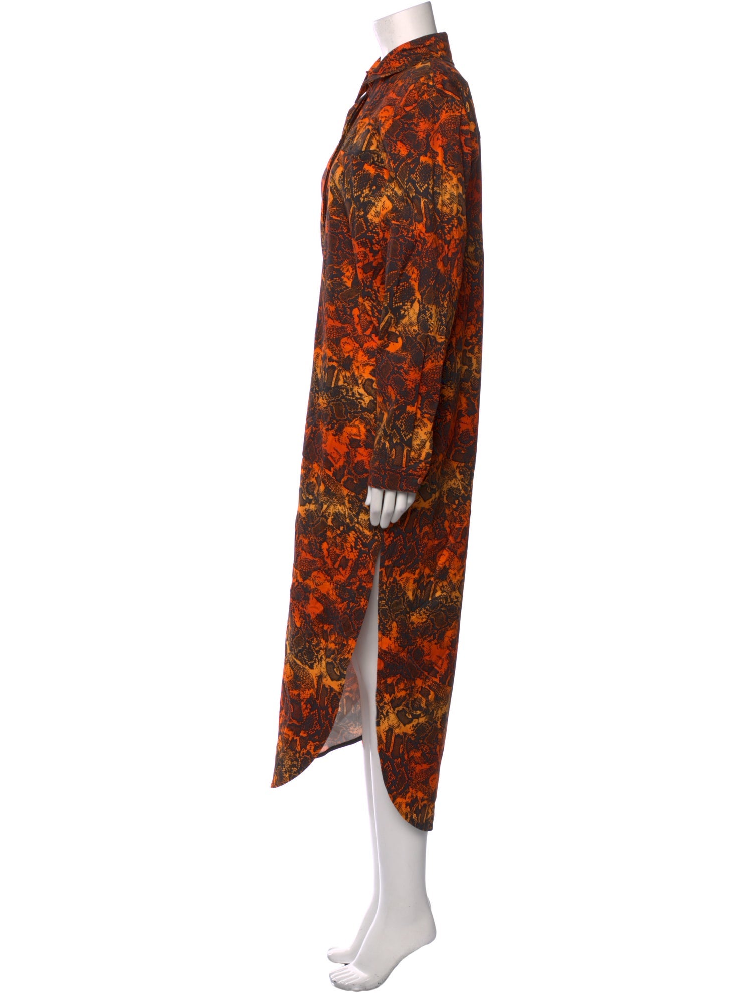 Marcell Von Berlin Animal Print Long Dress w/ Tags